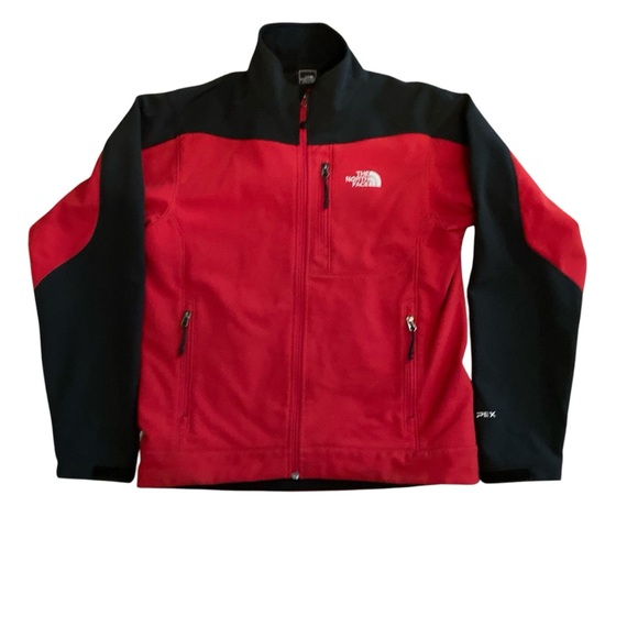 The North Face Men’s Red and Black Soft Shell Jacket - size S - Picture 1 of 8